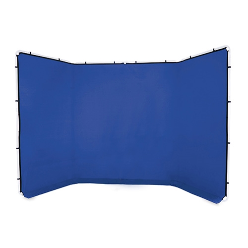 Panoramic Background Cover 4m Chroma Key Blue (프레임 불포함) _ LL LB7963